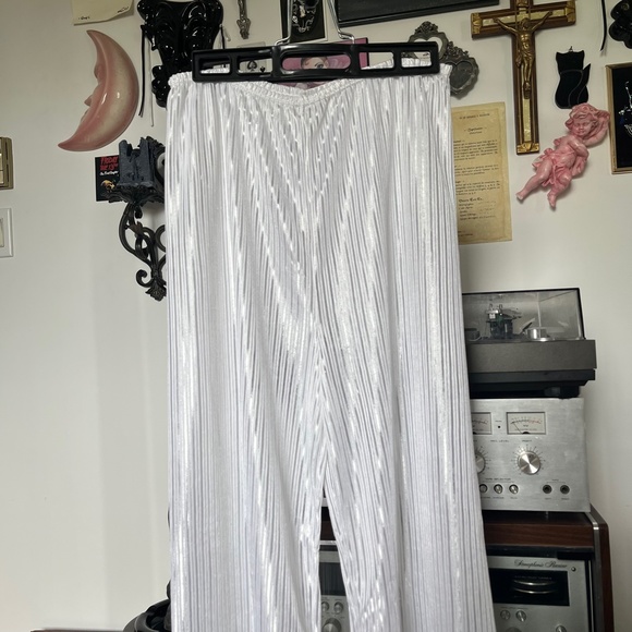 80s Sheer Shine Pj Pants Lingerie Vintage - Picture 2 of 4